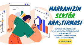 markanız için rakip ve sektör analizi yapabilirim