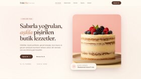 UnluEller – Modern Pastane Web Sitesi