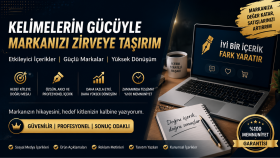 markanızı güçlendiren profesyonel içerikler üretirim
