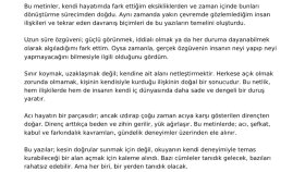 Özgüven ve Kişisel Sınırlar Üzerine Yazılı İçerik