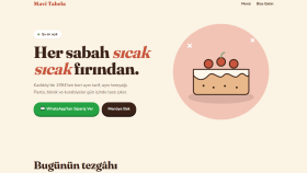 Mavi Tabela Pastanesi: Esnaf Web Sitesi (Örnek Çalışma)