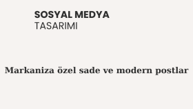  Instagram için sade ve modern post tasarımı yaparım