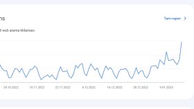 Web sitesi çalışması sonrası kısa zamanda yakalanan gelişme