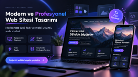 sizin veya şirketiniz için interaktif bir web sitesi yaparım