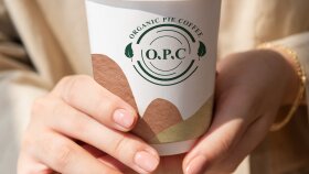 Organic Pie Coffee Logo Tasarımı