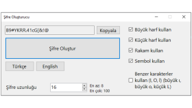 Şifre Oluşturucu