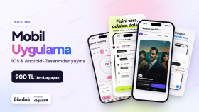 Flutter ile iOS ve Android uygulamanızı geliştiririm
