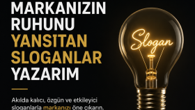 markanızın ruhunu yansıtan sloganlar yazarım