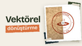logonuzu ve görselinizi vektörel çizime çeviririm