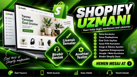 profesyonel Shopify e-ticaret sitenizi kurabilirim