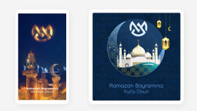 Ramazan bayramına özel tebrik videoları hazırlarım