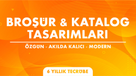 sizin için profesyonel broşür ve katalog tasarımları yaparım