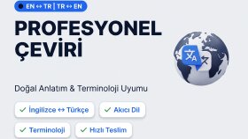 İngilizce-Türkçe ve Türkçe-İngilizce akıcı çeviri yaparım