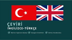İngilizce-Türkçe ve Türkçe-İngilizce çeviri yapabilirim