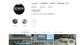 Eris Yapı Otomotiv Instagram Yönetimi