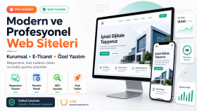 modern ve profesyonel web sitenizi geliştiririm