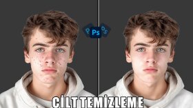 photoshop cilt temizliği