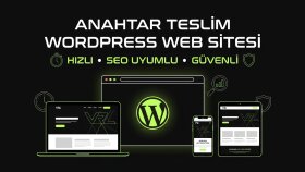 anahtar teslim, hızlı ve seo uyumlu wordpress sitesi yaparım
