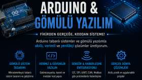 Arduino ile gömülü yazılım projelerinizi yapabilirim