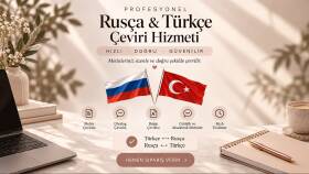 markanız veya metniniz için profesyonel Rusça çeviri yaparım