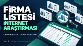 hedefinize uygun firmaları araştırır ve listelerim