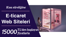 kısa sürede uygun fiyata e-ticaret sitesi geliştirebilirim