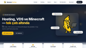 Bananas Hosting | Mobil Uyumlu Web Arayüzü