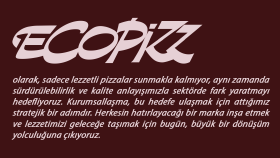 EcoPizz İçin Kurumsal Kimlik Tasarımı