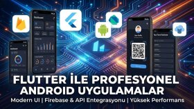 Flutter ile modern ve hızlı Android uygulamalar geliştiririm