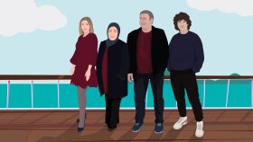 Aile Portresi (boydan çizim)
