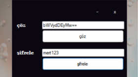 C# ile basecode64 şifreleme uygulaması