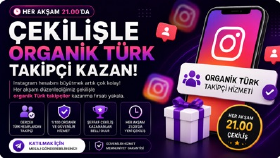🎉 Çekilişle Organik Türk Takipçi Kazan! (Her Akşam 21:00)