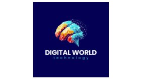 Colorful Brain Digital World Technology Logo Çalışması.