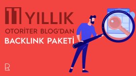 11 yıllık blogumda sitenize backlink verebilirim