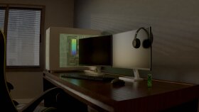 3D Konsept Genç Odası Tasarımı