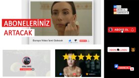 Abone arttıran animasyonlu butonlar