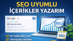 istediğiniz içerikte seo uyumlu metin ve makale yazabilirim