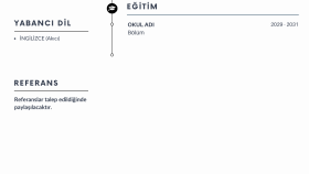 ATS uyumlu modern profesyonel CV özgeçmiş tasarımı yapıyorum