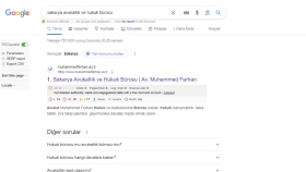 Avukat SEO - Web Site+ İç SEO + Dış SEO + İçerik Desteği