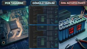 gömülü yazılım + PCB + batarya yenilemede destek olurum