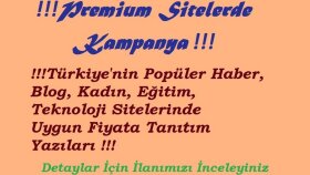 popüler haber,blog, kadın sitelerinde tanıtımınızı yaparım