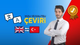 hızlı ve kaliteli İngilizce-Türkçe çeviri yaparım