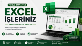 Excel dosyalarınızı düzenler ve profesyonel hale getirim