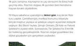 Seyahat Blog İçeriği