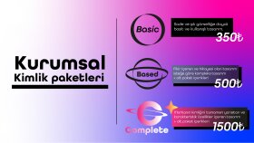 karakteristik ve modern kurumsal kimlikler oluşturabilirim