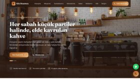 Butik Kahveciler & Roastery'ler İçin Web Sitesi