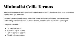 ÇELİK TERMOS 