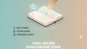 istediğiniz her konuda SEO uyumlu metinler yazarım