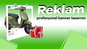 markanızın tanıtımı için banner, reklam, afiş yapabilirim