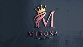 Mirona - Güzellik Salonu Konseptli Logo Tasarımı